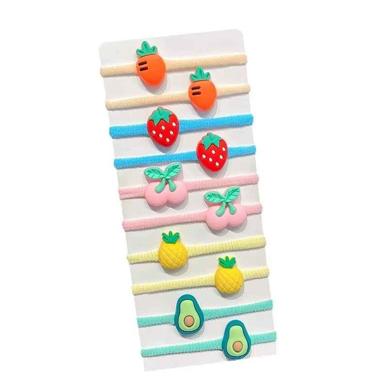 Hair band rubber band children tie hair rope baby girl does not hurt hair rope little girl rubber band