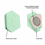 Sewing Magnetic Seam Guide Multifunctional Ruler Hemmer Universal Polygonal Anti-Curling Positioner Sewing Machine Accessories