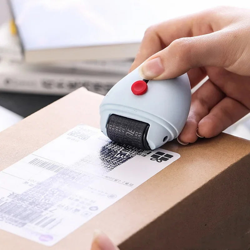 Ceramic Blade Theft Protection Roller Stamp for Privacy Confidential Data Guard Your Security Stamp Roller Privacy Seal Roller