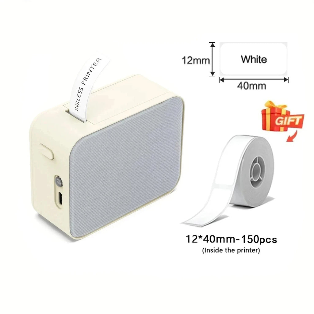 MarkLife M1 Mini Portable Thermal Printer Wireless Bluetooth-compatible Label Tag for Home Office Labeling Sticker Machine