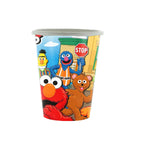 Cartoon Sesames Streets Birthday Party Supplies Kids Disposable Tableware Cup Plate Napkin Tablecloth Balloon Banner Decoration