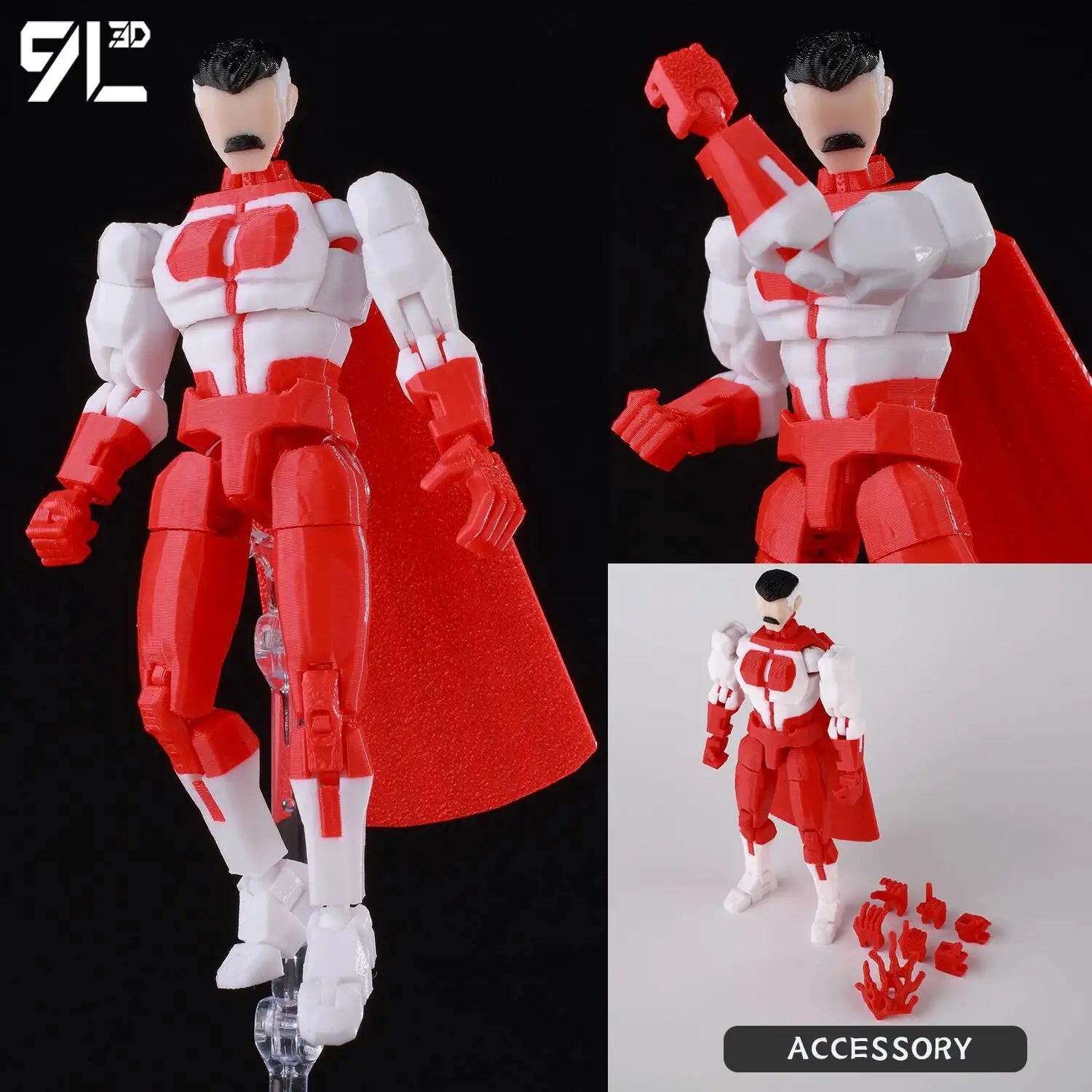 9L3D Printe Dummy13 T13 Unbeatable Mark Grayson Bulletproof Mark Grayson Action Figure Anime Collectible Model Toy For Kids Gift