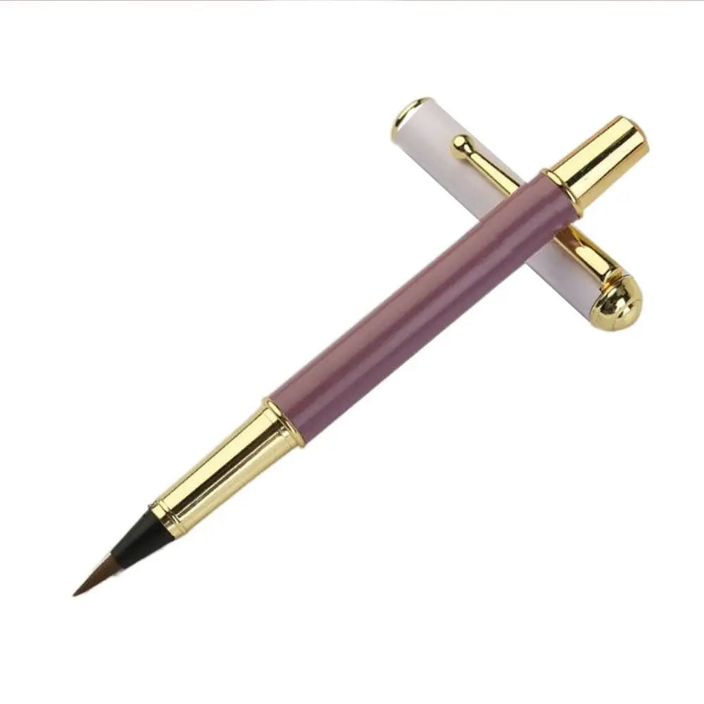 High Quality Drawing Soft Hair Artist Metal Penmanship Brushes Calligraphy Pen Brushes Chinese Brushes Painting Pens