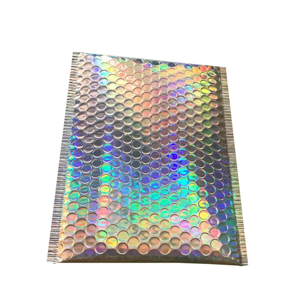 10pcs 18x23cm Silver Aluminized Film Bubble Bag Thickened Express Bubble Bag Shockproof Bubble Envelope Bag Padded Mailing Bag