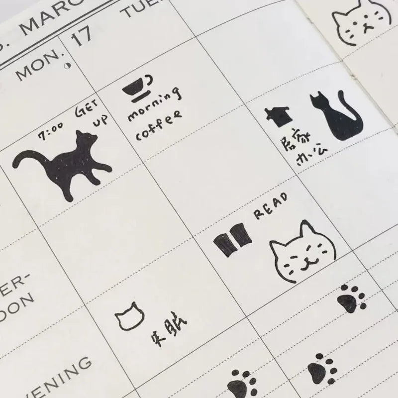 1pc Kawaii Cat Ruler Hollow Metal Bookmark Ruler Multifunctional Ruler for Painting Drawing Diary Hand Account Tool Cute Gift