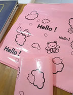 100PCS Lovely Baby Pink Poly Mailer Adhesive Envelope Shipping Bags DIY Bra Skirt Shoe Box Toys Present Gift Packaging Pouches