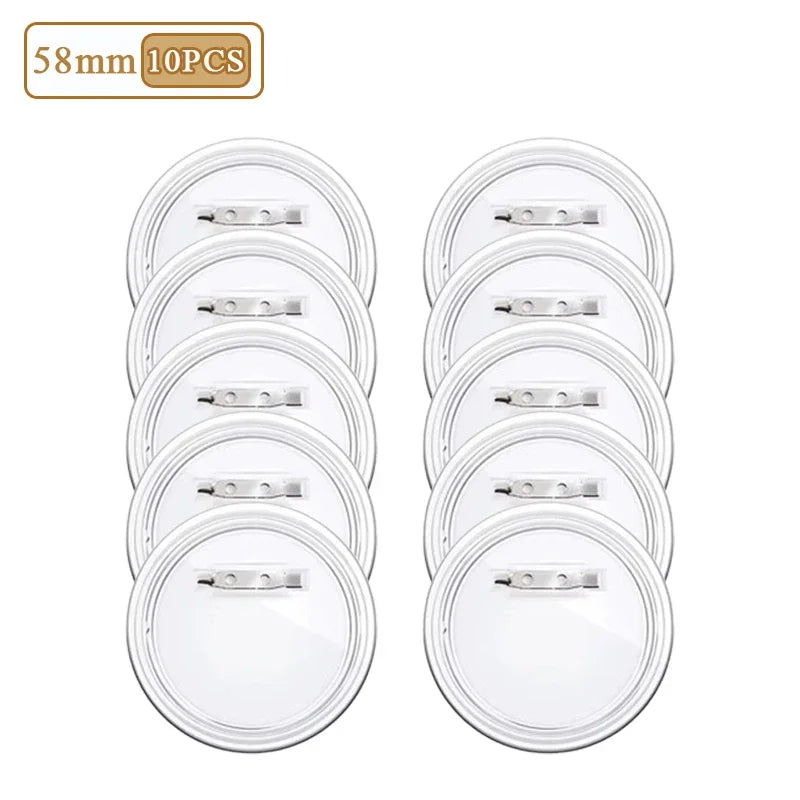 DIY Badge Making Kit Round Pin Button Supplies for Custom Name Tags Brooches Cosplay Event Party Craft Decoration Accessories