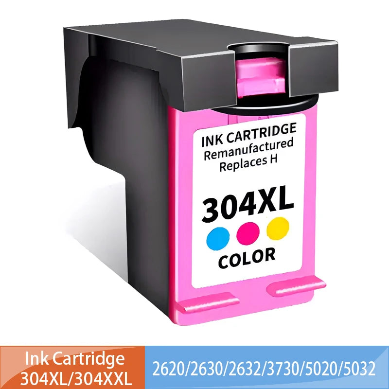 304XL Ink Cartridge for HP 304XL HP 304 Deskjet 2620 3700 3720 3730 3750 3752 3762 3760 5000 5010 5020 5030 5032 5034 2620 2630
