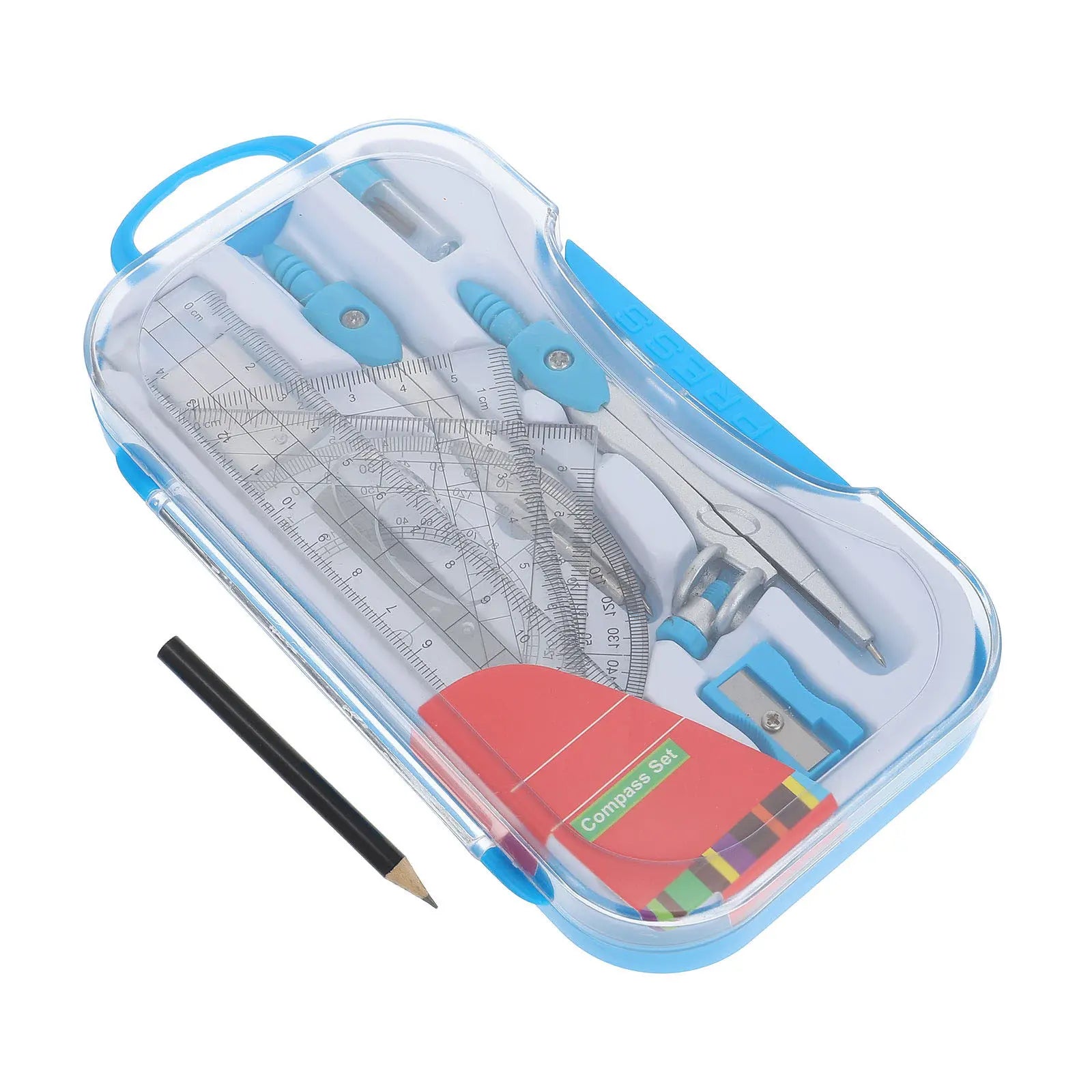 1Set Drawing Ruler Kit Professional Drafting Tools for School Student Office Geometry Math Engineering Design Supplies Storage