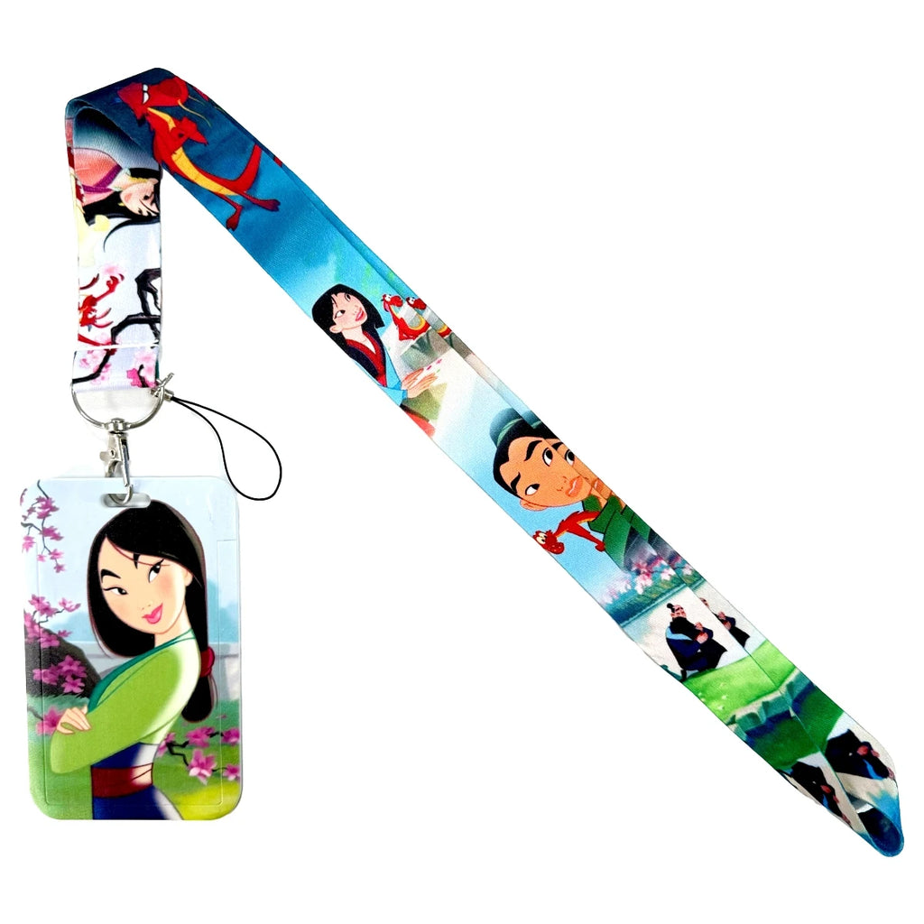 Anime Strap Lanyard for Keys Keychain Badge Holder ID Credit Card Pass Hang Rope Lariat Mobile Phone Charm Accessories