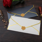 10pcs/batch envelope letter paper minimalist gilded envelope retro European style business envelope
