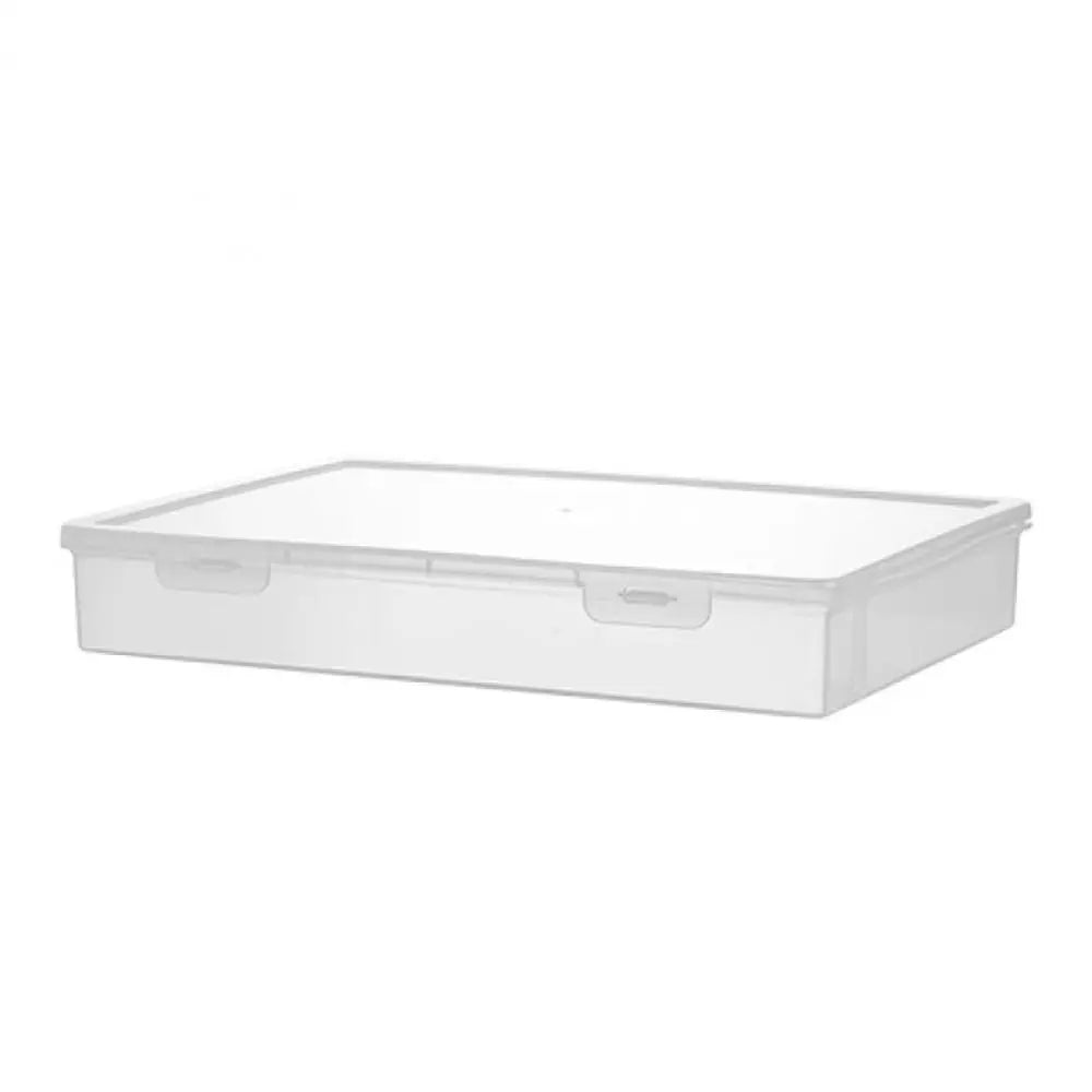 Plastic Box for Data Certificate Stationery Jewelry Portable Large Capacity A4 A5 File Organizer School Home Office Supplies
