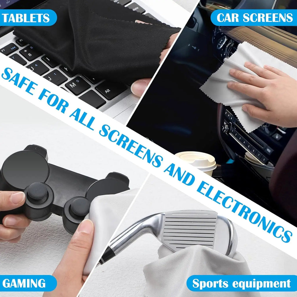 Ultra-Soft Microfiber Cleaning Cloth Multifunctional Screens Wipes for IPhone Eyeglasses Lens Glasses Laptops Tablets LCD Camera