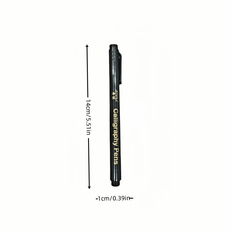 4pc/Beautiful Brush Calligraphy Practice Pen Type Soft Pen Copy Invitation Card Signature