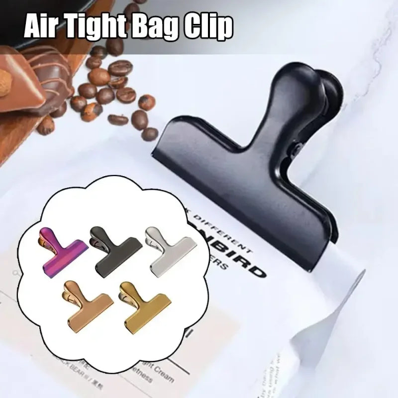 1/3/6PCS Multi-function Light Luxury Vintage Binder Metal Planner Clip Color Clamp Office Decorative Supply School Stationery
