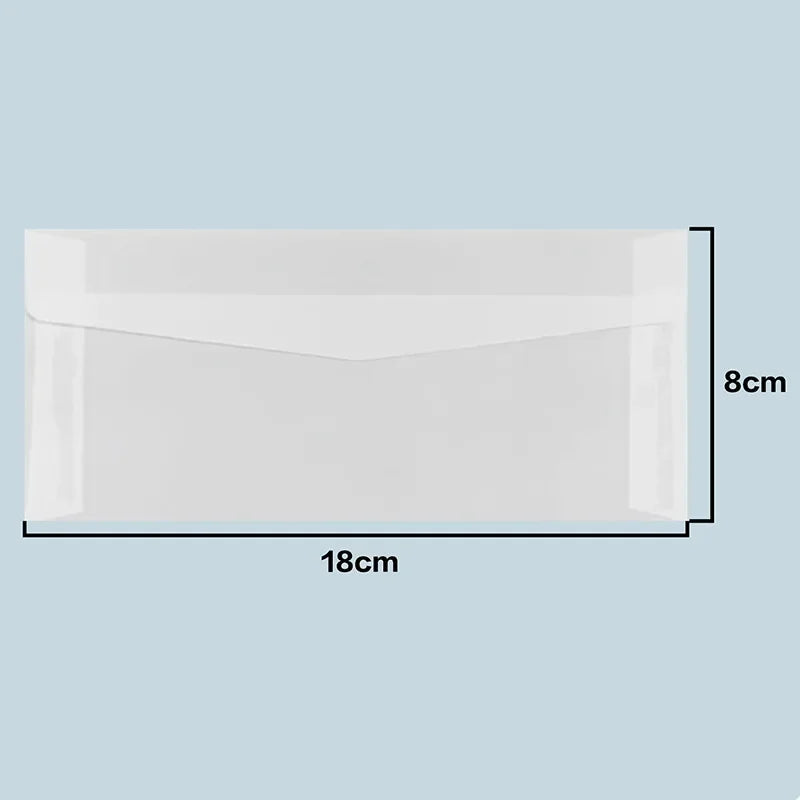 50pcs/lot Translucent Envelopes European Sulfuric Acid Paper Envelope for Wedding Invitation Business Supplies Giftbox Storage