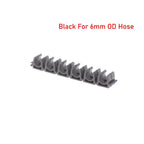 4/6/8/10/12mm Nylon Pneumatic Tube Air Hose Fixing Clamp 6 Way Water Pipe Holder Gas Compressor Tubing Diversion Flow Clip