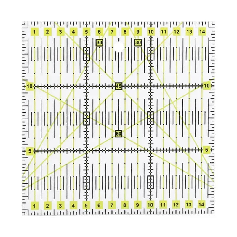 1pc Patchwork Ruler Quilting Tools Sewing Patchwork Rulers Fabric Cloth Cutting Ruler Drawing Ruler Tailor Sewing Accessories