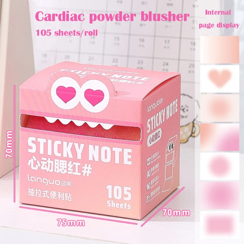 105 Sheets Cartoon Memo Pad Paper Sticky Notes Planner Sticker Paste Kawaii Papeleria Office School Supplies Korean Stationery