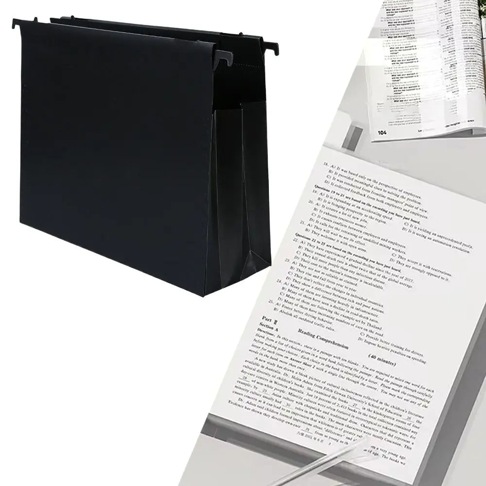 Document PP Hanging Folder A4 Bilateral Hook File Folder Waterproof Side Expandable Design Data File Bag