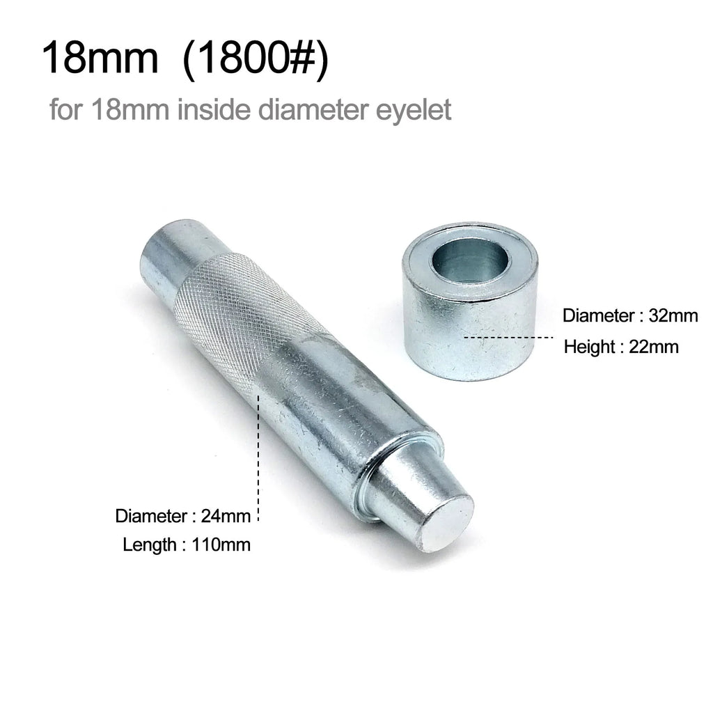 1mm to 20mm Metal Eyelets Grommet Mold Ring Air Hole Rivet Installation Punch Tool DIY Handmade Accessories High Quality Steel