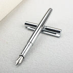 Jinhao X750 Classic Style Silver Clip Metal Fountain Pen 0.5 mm Nib Steel Ink Pens for Gift Office Supplies School Supplies