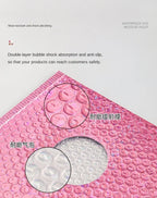 10Pcs/Lot Bubble Mailers Aluminized Bags Laser Envelope Self Seal Postal Gift Packaging Bags Book Shipping Package Colorful Bags