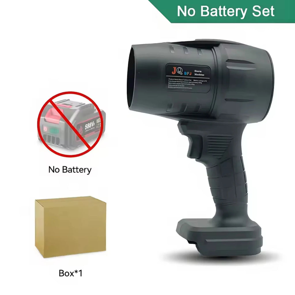 Powerful Air Blower Turbo Fan with Thrust 550g to Cleaning Fallen Leaves, Snow and Sand Requires 18V Makita Battery
