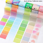 105 Sheets Cartoon Memo Pad Paper Sticky Notes Planner Sticker Paste Kawaii Papeleria Office School Supplies Korean Stationery
