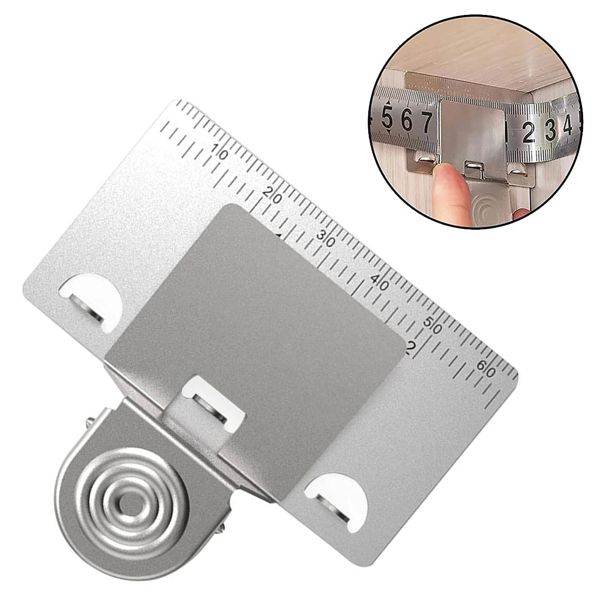 Measuring Tape Clip Tool Matey Measure Clip Corners Clamp Holder Fixed Ruler Mark Tools Precision Measuring Tools for Measures