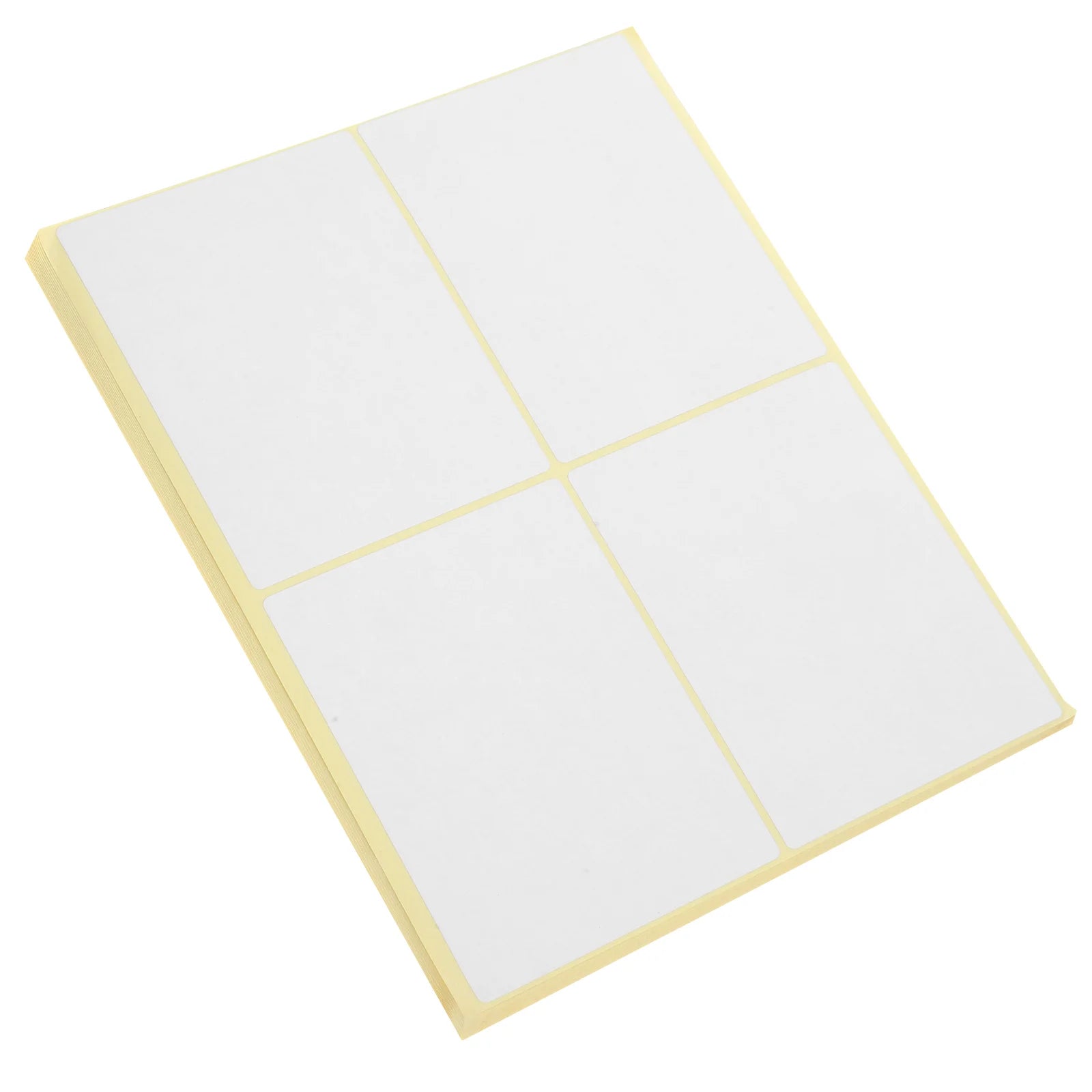 120 Pcs Large White Adhesive Labels Blank Stickers Write On Tags For Boxes Mailing Packages Filing Products Rectangle Paper Name