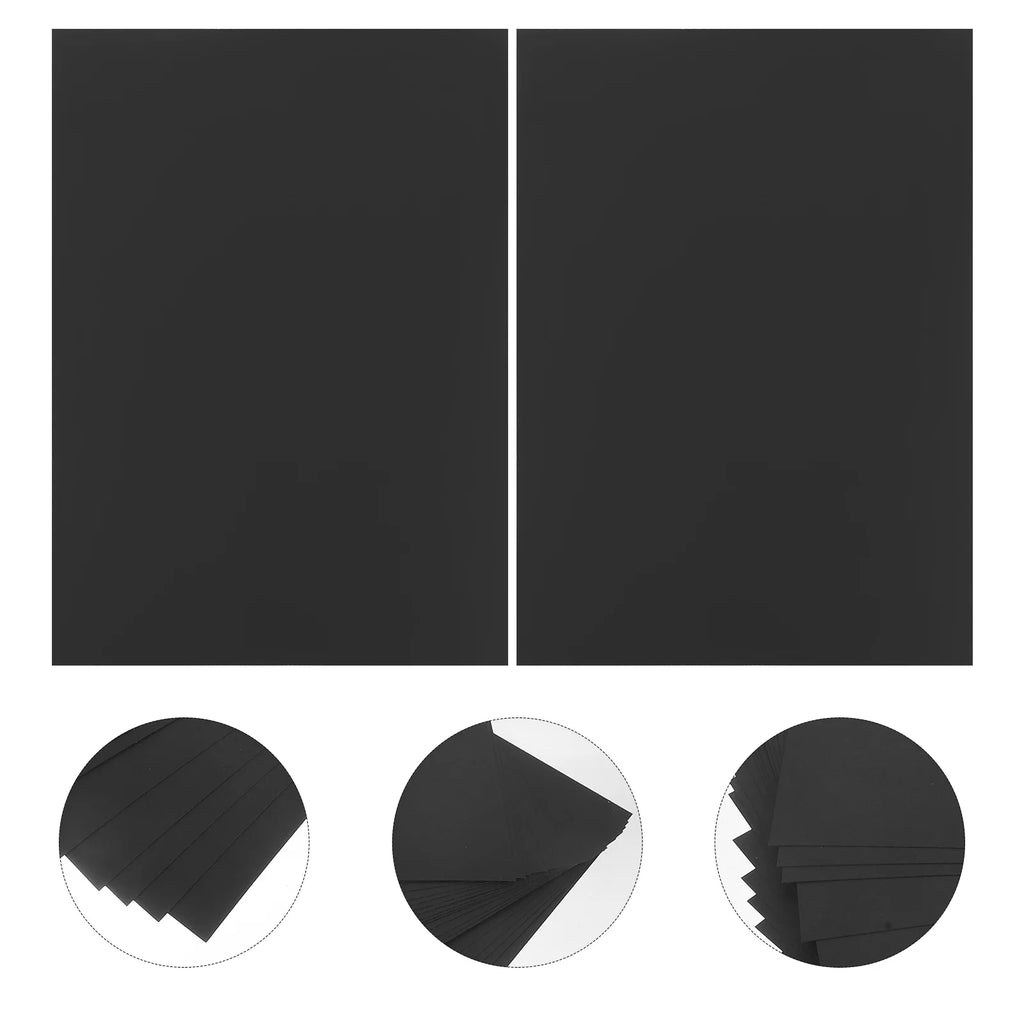 20 Sheets Black A4 Paper Premium Card Stock for DIY Crafts Handmade Art Drawing and Origami Activities Black A4 Card
