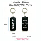 Customize Keychain Badge DIY Car Bag Personalized Logo Text,Customization Pendant Tag Keychain