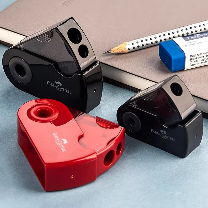 1Pc Faber Castell Double Pencil Sharpener Creative Single Hole Double Hole Pen Knife School Office Supplies Student Stationery