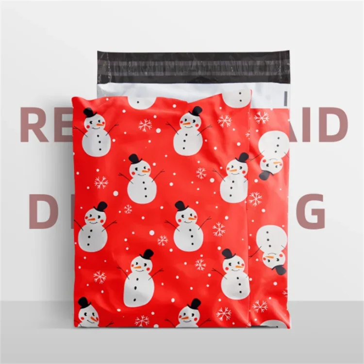 Poly Mailer Adhesive Envelope Courier Print Bag DIY Lady Panties Dress T-shirt Wedding Xmas Gift Box Packaging Pouches