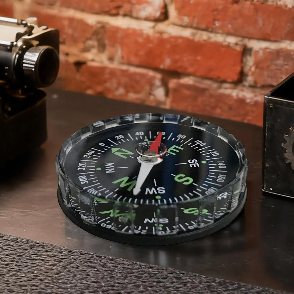 New Waterproof Hiking Compass, Multifunctional Sighting Navigation For Survival Traveling, Mountaineering Boating Outdoor Sports