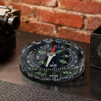 New Waterproof Hiking Compass, Multifunctional Sighting Navigation For Survival Traveling, Mountaineering Boating Outdoor Sports