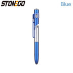 STONEGO Multifunction 4-in-1 Foldable Ballpoint Pen Stylus (Flashlight + Support) for Tablet Cellphone