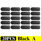 20-1PCS Webcam Cover Mobile Computer Lenes Camera Cover for iPhone Samsung Anti-Peeping Protector Shutter Slider Privacy Sticker