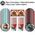 Pirate Party Paper Plate Cup Napkin Party Tableware Pirate Party Decor Pirate Ship Bone Dinnerware Supplies for Adult Kids Decor