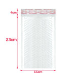 50Pcs Bubble Mailers White Poly Bubble Mailer Self Seal Padded Gift Bag Packaging Envelope Bags Book Shipping Package Bag