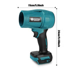 Electric Goddess Brushless Cordless Electric Air Blower Turbo Jet Fan Handheld Dust Blowing Tool For Makita 18V Battery Pin