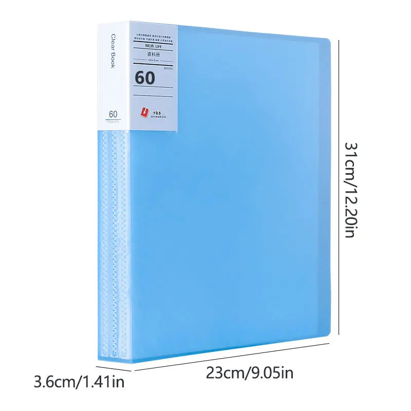 A4 Semi Transparent PP Brochure, Multiple Page Sizes To Choose From, Classified Insert Folder, Conference Document Organization,