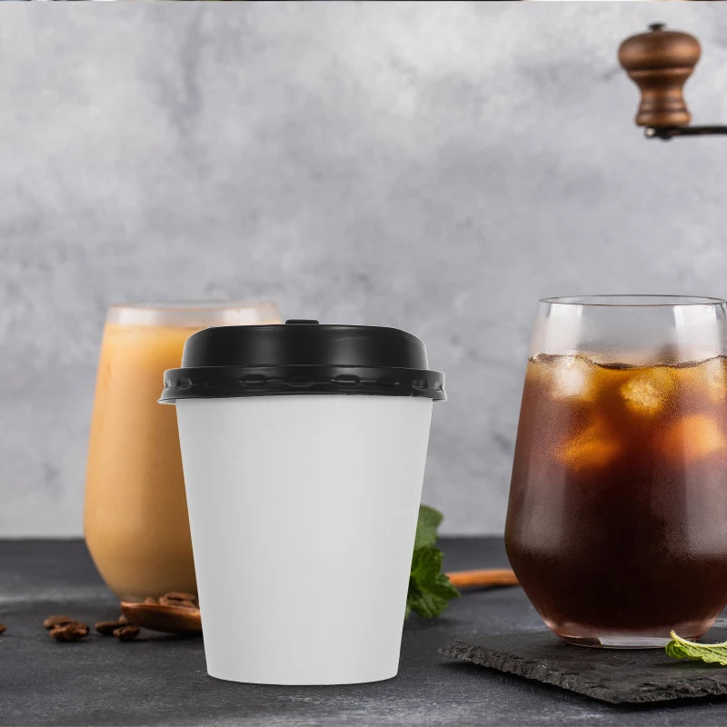 1000pcs 9oz 250ml double wall coffee cups, insulated double wall paper cups, company logo personalized customization wholesale
