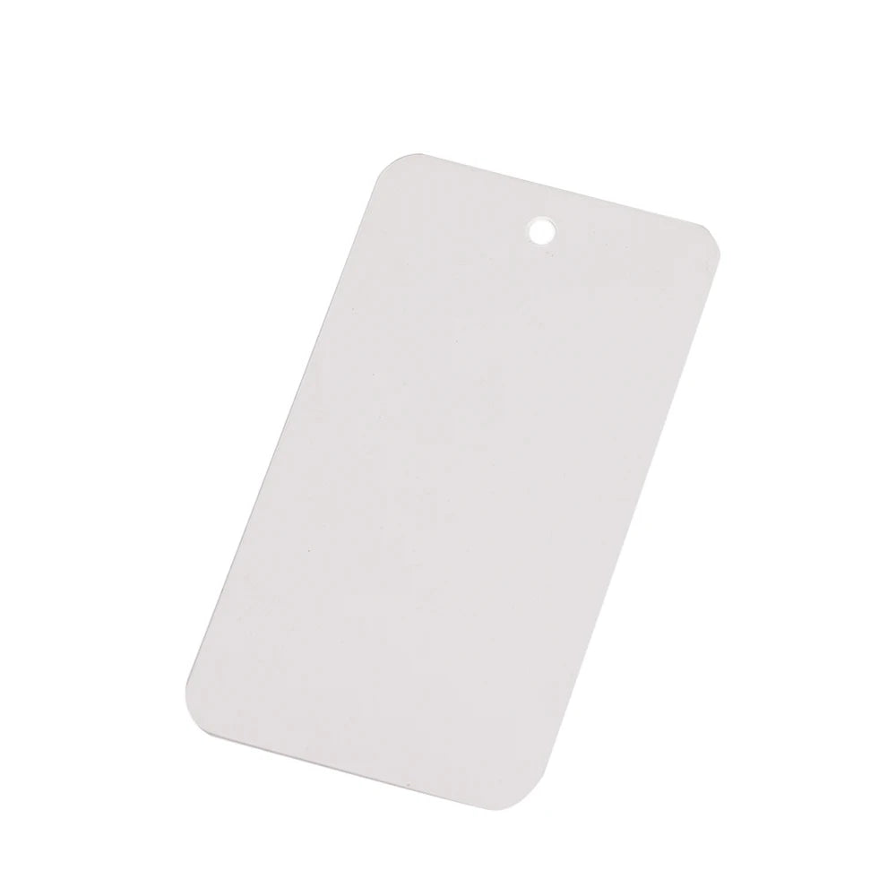 50pcs 4x6/5x9cm Rectangle Blank Plastic Tags Blank Merchandise Tag PVC Price Tags Waterproof Plastic Identification Price Tags