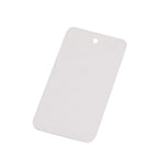 50pcs 4x6/5x9cm Rectangle Blank Plastic Tags Blank Merchandise Tag PVC Price Tags Waterproof Plastic Identification Price Tags