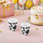 60Pcs Cow Print Disposable Paper Cups Party Cups Farm Themed Birthday Shower Western Party Supplies Paper Tableware