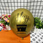 Black Gold Hajj Mubarak Disposable Paper Plates Cups Napkins Banner Balloons Home 2026 Eid Mubarak Islamic Muslim Party Supplies