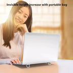 Universal 1 Pair Foldable Laptop Stand Home Invisible Non-slip Notebook Bracket Aluminium Alloy for MacBook HP Dell Lenovo