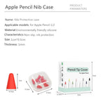 8pcs Soft Silicone Nib Cover For Apple Pencil 1 2 Tip Case Sleeve For Apple Pencil 1st 2nd Gen Touchscreen Stylus Pen Nib Case